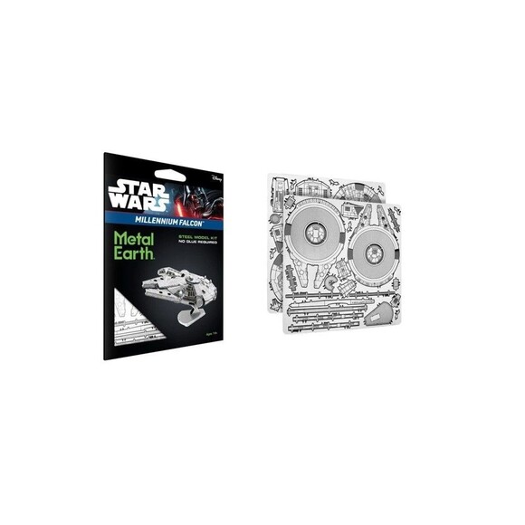Metal Earth Fascinations Star Wars Millennium Falcon 3D Metal Puzzle, NEW - Picture 2 of 7